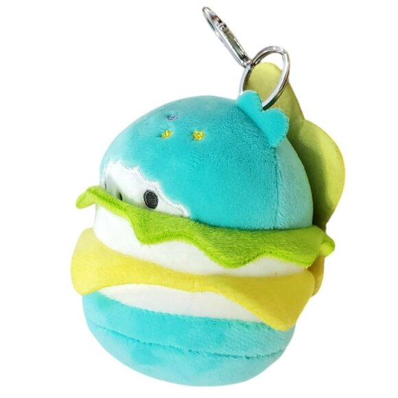 Sanrio Plush Burger Charm Clip Kidrobot Jacket Backpack Zipper Pull Key KiKi - Picture 4 of 9